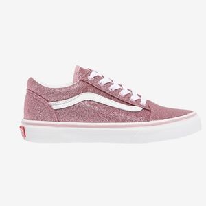 Girls Vans glitter low top sneaker